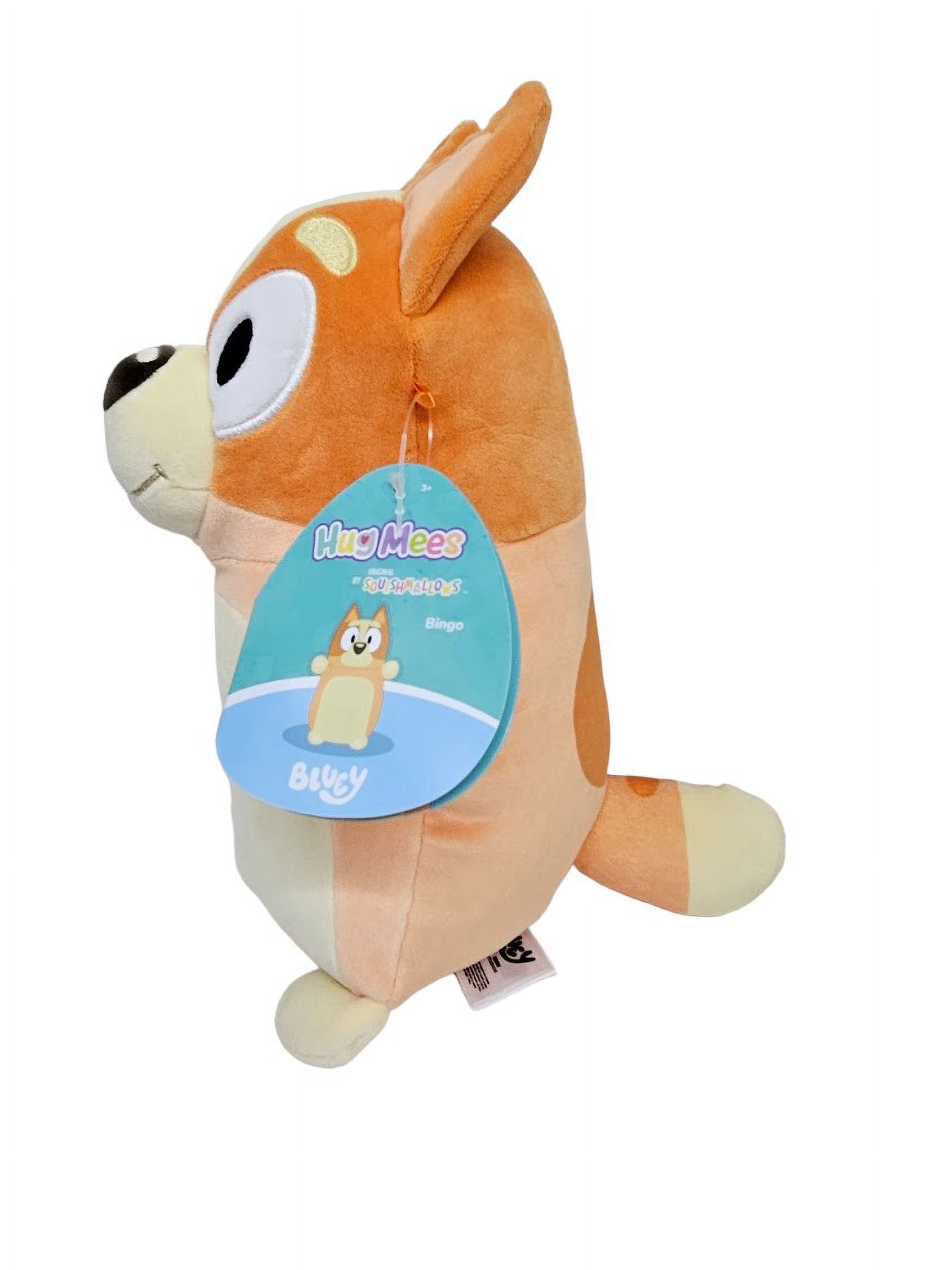 Squishmallows Official Kellytoys Plush 10 Inch Bingo the Dog Hugmees Bluey Original Plush Stuffed Toy
