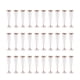 thumbnail image 2 of Paquete de 30 copas, , clásicas, premium, , copas de champán, plástico desechable para suministros de , cócteles, - oro and rosa Oro rosa, 2 of 9