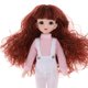 thumbnail image 5 of Juego de 2 1/6 16 Articulaciones de Bola BJD Muñeca de Pelo Largo Chica de Pelo Largo Juego de Simulación de Juguete SM SunniMix 30CM BJD Girl Doll, 5 of 6