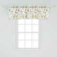 thumbnail image 2 of Ambesonne Amsterdam Window Valance, Mix Netherlands, 54" X 18", Pastel Brown Multicolor, 2 of 3