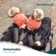thumbnail image 5 of WONDERFOLD W4 Original Stroller Wagon (4 Seater) - Collapsible Wagon Stroller with Seats with 5-Point Harnesses, Easy Access Zipper Door, and Removable Sun Canopy, Gray, 5 of 5