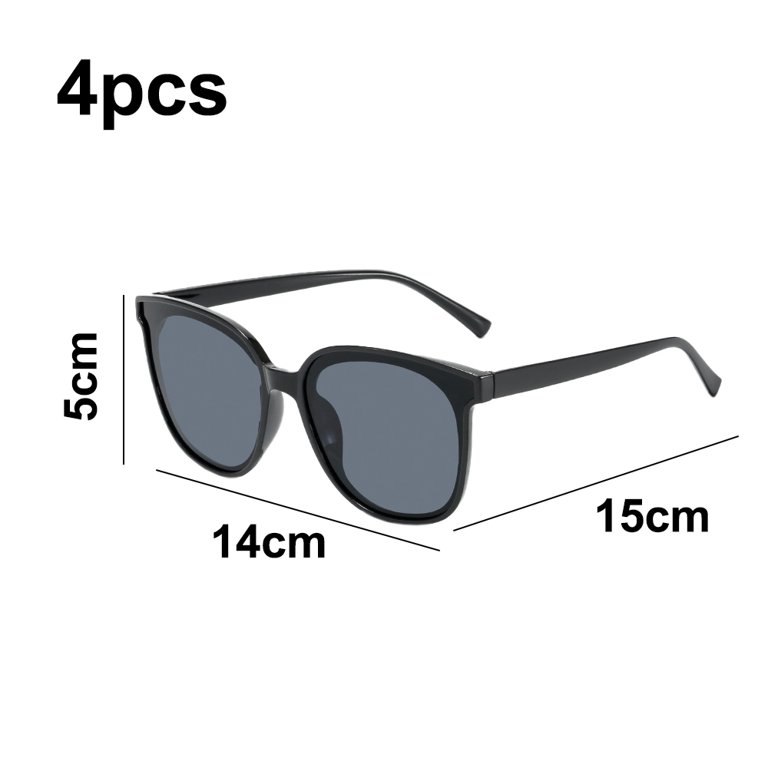 ? Sunglasses Women Black Trendy Large Driving Ladies Sunnies Shades Eyewear YEOSMINE Oversized Black Polarized Sunglasses Womens Fashion  main image 3