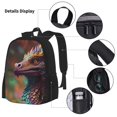 thumbnail image 3 of Vsdgher Rainbow Scales Fantasy Dragon Print Large Capacity Backpack Lunch Bag Pencil Case Combination 3 Piece Set for Student, 3 of 7