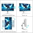 thumbnail image 3 of KOORUI 27” WQHD Gaming Monitor, 240Hz 1ms, Mini-LED Display HDR 1000, Height Adjustable, HDMI, White/Grey, 3 of 7