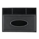 thumbnail image 5 of Caja de pañuelos de cuero, contenedor de pañuelos para el coche, porta toallas, servilletas y artículos diversos. S negro, 5 of 9
