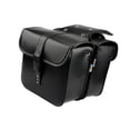 thumbnail image 4 of 2x cicletas bolsas de silla de montar PU cuero para accesorios de s Negro, 4 of 8