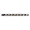 thumbnail image 2 of NETGEAR GS316PP - Switch - unmanaged - 16 x 10/100/1000 (PoE+) - desktop, wall-mountable - PoE+ (183 W), 2 of 5