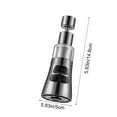 thumbnail image 3 of Kcavykas Kitchen Faucet Water Filter Rotatable Faucet Water Purifier Universal 360° Swivel Aerator Dual-Mode Spray Replaceable Carbon Filter for Home Kitchen Tap Purifier, 3 of 6