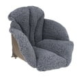 thumbnail image 2 of Cojín para silla de juego con respaldo antideslizante, cojín para escritorio de oficina, silla Gris, 2 of 9