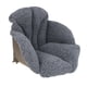 thumbnail image 2 of Cojín de felpa para silla, cálido, para comedor, dormitorio, ordenador Gris, 2 of 9
