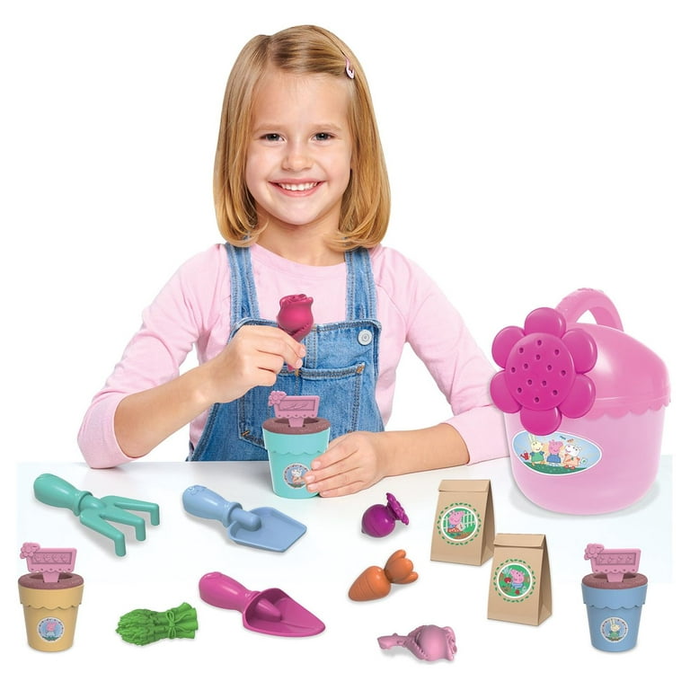 Peppa Pig 15-piece Gardening Bucket, Pretend Play, Kids Toys for