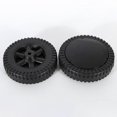 thumbnail image 5 of 2 Pack BBQ Grill Wheels Smooth Rolling Black 6 inch Tires for BBQ Grills, 5 of 5