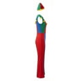 thumbnail image 5 of Clown Costume Set for Halloween Cosplay, Multicolor Circus Show Clown One-Piece Outfit Jumpsuit for Halloween Carnival Party Suit, Halloween Costume for Women, L, 5 of 8