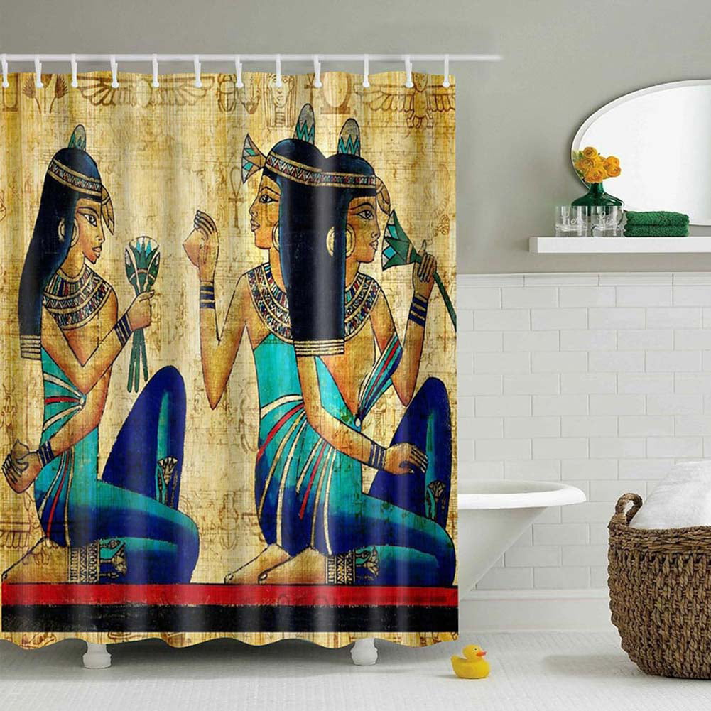 Details about   71" Retro Beach Pattern Lighthouse Anchor Shower Curtain Bathroom Accessory Sets 