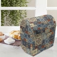 thumbnail image 3 of Moroccan Stand Mixer Cover, Grid Style Square Pattern Ornamental Oriental Tunisian, Kitchen Appliance Organizer Bag Cover with Pockets, 5 Quarts, Dark Orange Slate Blue, by Ambesonne, 3 of 4