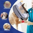 thumbnail image 4 of Xkiss Dog Cone, Inflatable Dog Cone After Surgery for Small Medium Large Dogs, Soft Cones with Enhanced Anti-Licking Guard Shield for Pets, Protective Dog Donut Collar-Gray, 4 of 7
