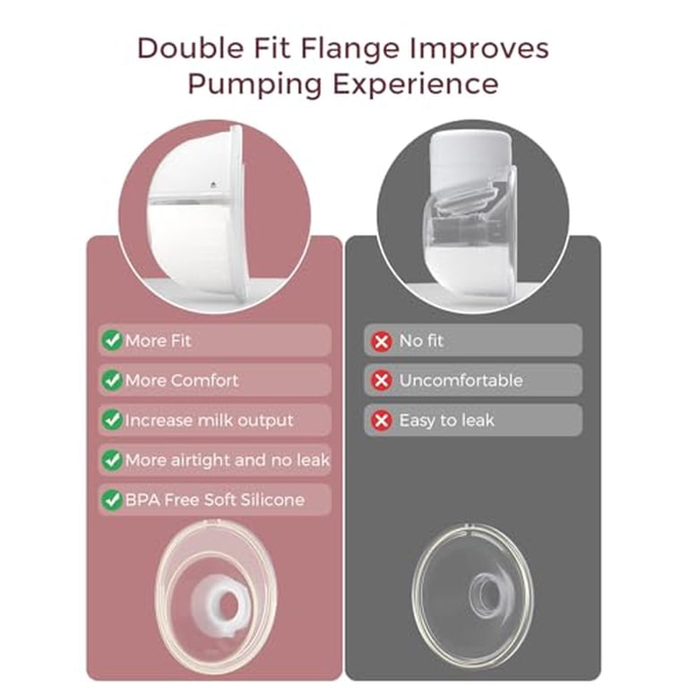 Momcozy M5 Smart App Control Hands Free Breast Pump, Double