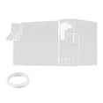 thumbnail image 3 of Caja de filtro para acuarios, filtración, purificación de agua por circulación, silenciosa, purificador de agua para tanques de tortugas, caja de filt Transparente 18x105x10cm, 3 of 8