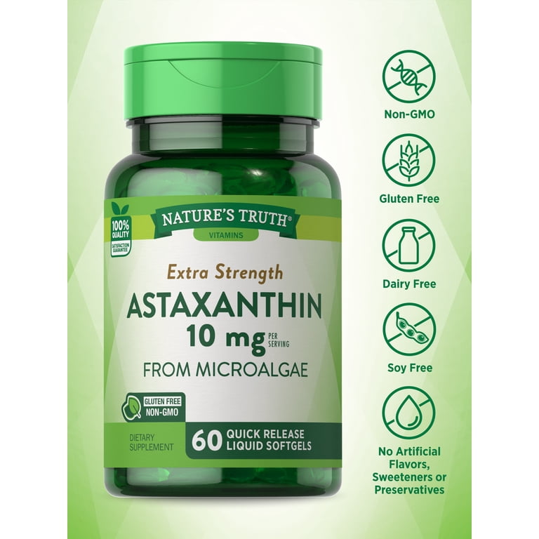 astaxanthin glutathione supplement Micro Ingredients 12mg with MCT Oil, 120 Softgels, 4 Month Supply | Premium Astaxanthin Antioxidant Supplements* | Fresh Microalgae Source Phyto Astaxanthin Glutathione Whitening Flawless,
