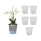 thumbnail image 2 of Macetas de Plástico Transparente para Jardín, Maceteros con Riego Automático, Macetas de Plástico para Vivero con Depósito Profundo, Paquete de 10, 2 of 5