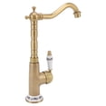 thumbnail image 2 of Kitchen Sink Faucet, Simple Installation European Antique Antique Kitchen Faucet All Copper Hot Cold Mixed Ceramic Disc Filter  For Bar For Home Antique Color,Black, 2 of 8