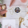 thumbnail image 6 of 3drose, Red, Blue, Yellow, Green Ride at Amusement Park, 3 inch Snowflake Porcelain Ornament, 6 of 7