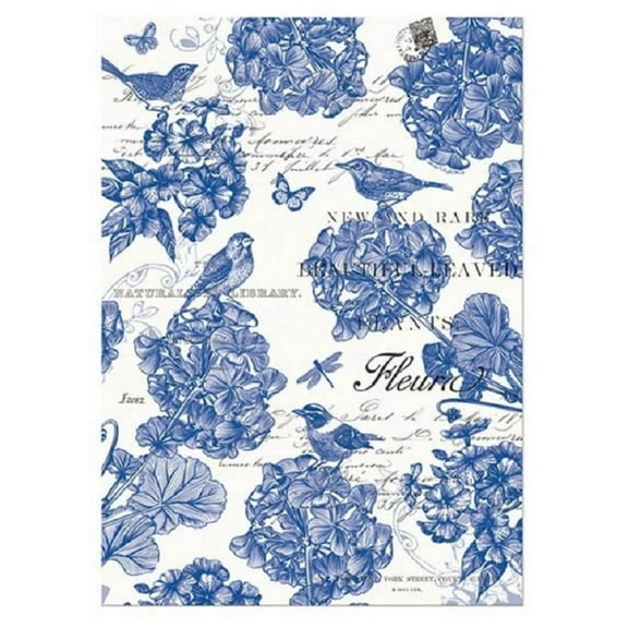 Michel Design Works Cotton Kitchen Dish Towel, Indigo Cotton