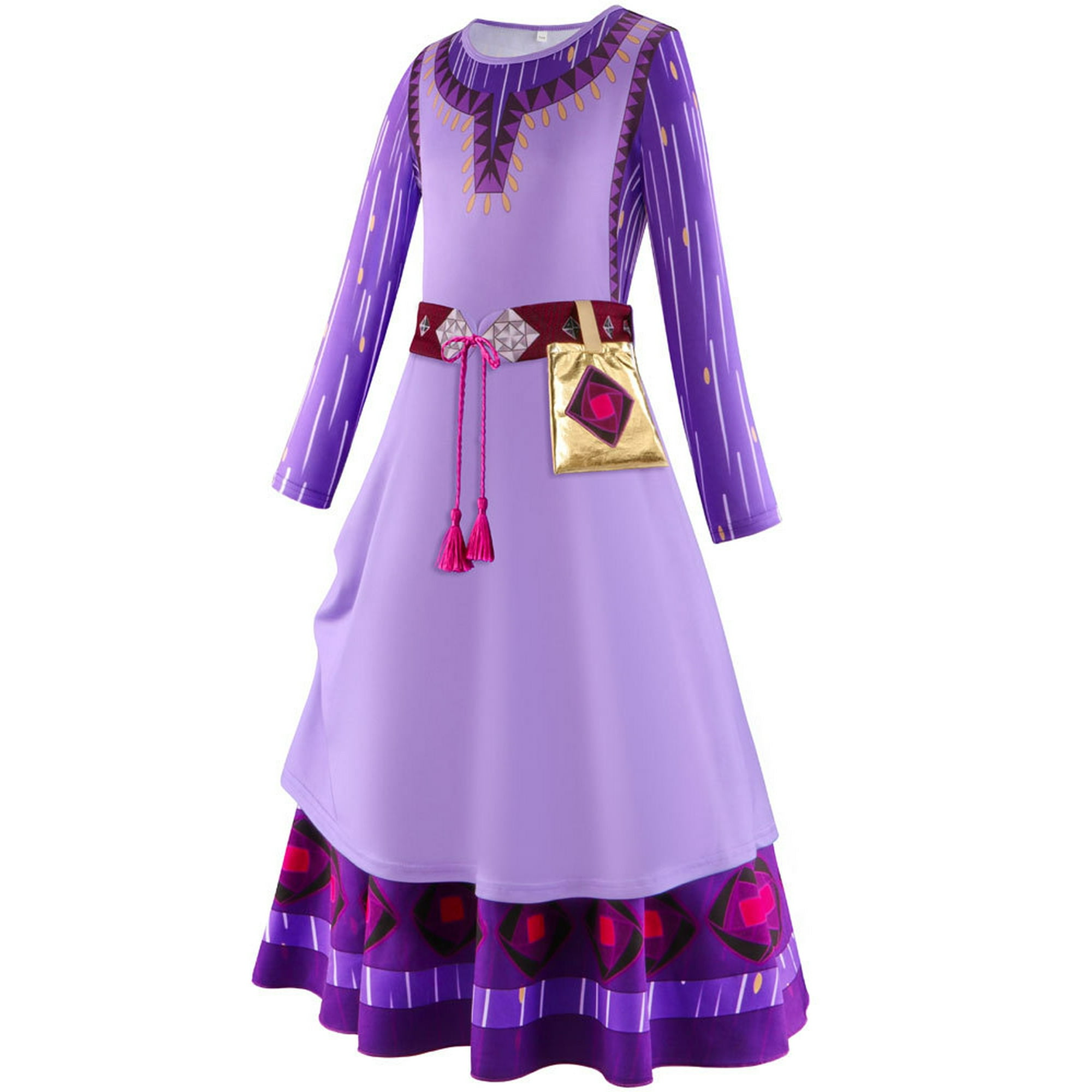 Wish Costume Fille Asha Princesse Robe avec Accessoires Youyoupin Walmart
