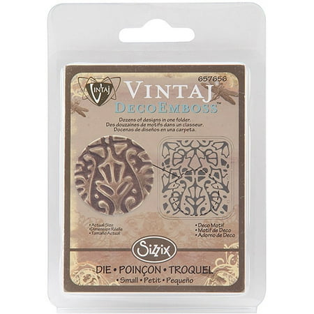 Vintaj DecoEmboss Die For Sizzix Bigkick Machine - Deco Motif
