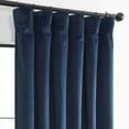 thumbnail image 6 of HPD Half Price Drapes Basic Deluxe Velvet Room Darkening Curtains with Rod Pocket - 2 Panels Set - Window Curtains for Living Room & Curtains for Bedroom, 50W X 120L, Deep Cobalt Blue, 6 of 12