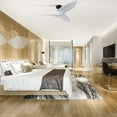 thumbnail image 3 of Aerofanture Ceiling Fans with Remote Modern 52 inch Ceiling Fan No Light with Reversible Blades, Silver, 3 of 6