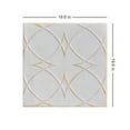 thumbnail image 2 of R82 - Circles And Stars Foam Glue-up Ceiling Tile in White Washed Gold (129.6 Sq.ft / Pack) - 48 Pieces, 2 of 3