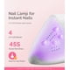 thumbnail image 3 of MelodySusie Lámpara de uñas LED UV portátil para tiras de uñas de gel semicuradas, Art04 6W Mini luz UV con 2 temporizadores (45s/60s) para uñas de gel, pegatinas y tiras, 3 of 5