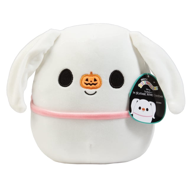 Squishmallow 8" Pesadilla antes de Navidad Perro Cero - Felpa Kellytoy Oficial de Hallowee Squishmallow Squishmallow
