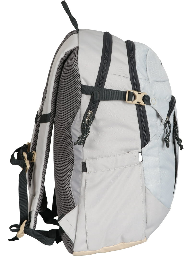 backpack hiking with laptop sleeve Ozark Trail 20 Liter Backpack, with Padded Laptop Sleeve, Light Gray  Polyester