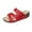 #175-Red, variant on Censtreet Women’s Flat Trendy Dressy Womans Summer Wedge Sandals with Comfortable Flatform Arch Support Walking Outdoor