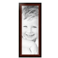 thumbnail image 2 of ArtToFrames 10" x 28" Honors Mahogany with Black Picture Frame, 10x28 inch Brown Wood Poster Frame (WOM-5154), 2 of 7
