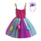thumbnail image 2 of Disfraz de caramelo para niñas Dressy Daisy, vestido arcoíris con diadema, 6-8, 2 of 7