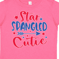 thumbnail image 4 of Inktastic 4th of July Star Spangled Cutie with Blue and Red Stars Boys or Girls Toddler T-Shirt, 4 of 5