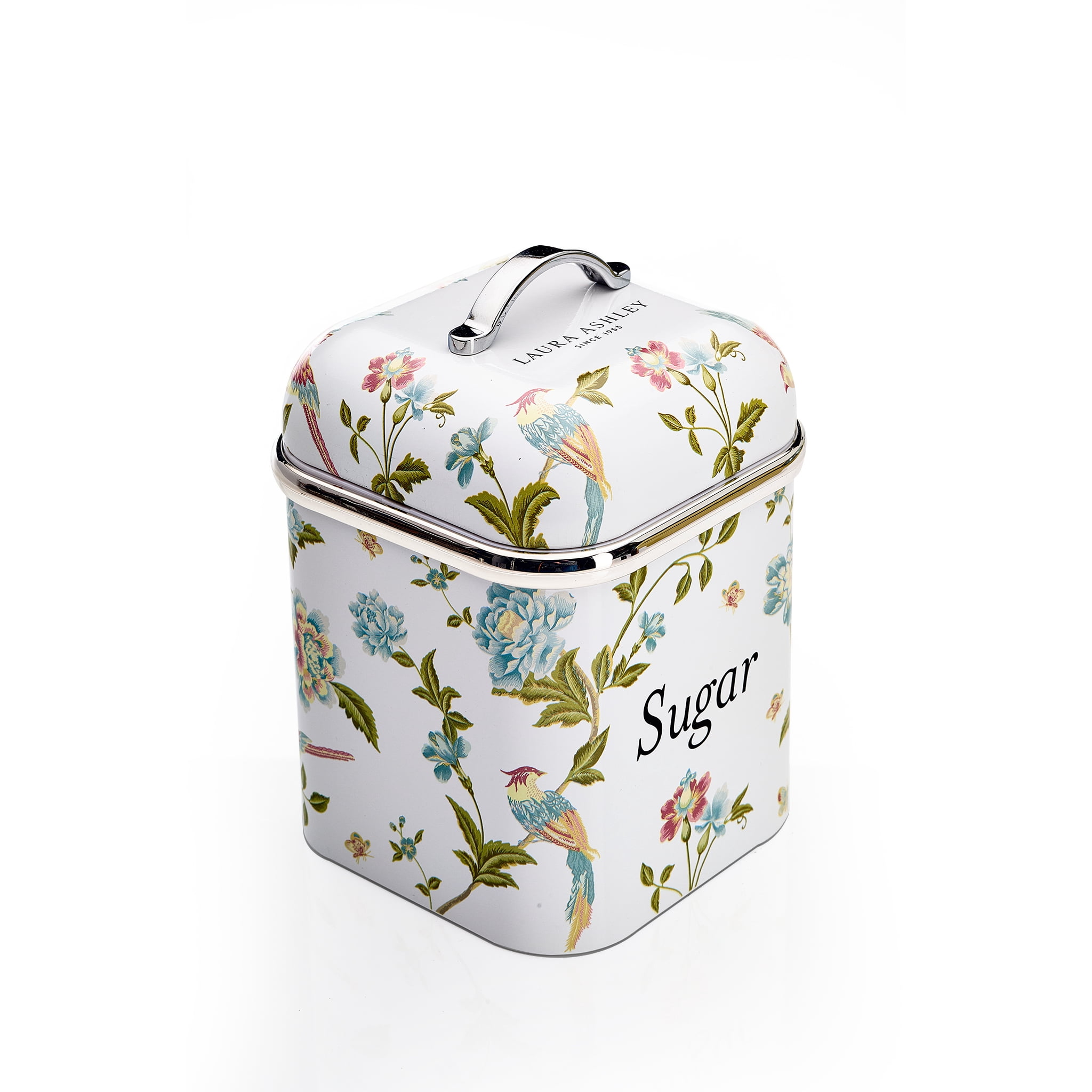 Laura Ashley, Canister Set, 3pc Elveden White, Kitchen Storage