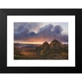 thumbnail image 2 of Louis Gurlitt 24x18 Black Modern Framed Museum Art Print Titled - Evening View of the Kattegat Near Kullen (1838), 2 of 5