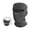 Grey, variant on Topless Balaclava: Ski/Motorcycle Mask, Breathable Vents, Comfort-Fit, Keeps Hairstyle Intact,Fits Skiing & Motor