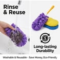 thumbnail image 4 of 360°Electrostatic Duster Refills— The Sustainable Choice for a Dust-Free Home 5 Pcs Reusable Dusters Washable for House & Car, 4 of 11