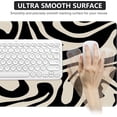 thumbnail image 4 of Black Topographic XXL Desk Mat AntiSlip Big Mousepad with Stitched Edges, Keyboard Pad Mouse Mat for Computer, Cute Desk Pad for Desktop Decor, Ideal for Office Use, 4 of 6