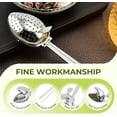 thumbnail image 6 of Stainless Steel Tea Diffuser,Spoon Shape Tea Diffuser Fine Holes Universal Tea Sifter Creative Tea Strainer with Handle,Tea Strainers for Loose Tea,Tea Holder Steeper for Loose Tea Leaf Coffee, 6 of 9