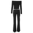 thumbnail image 5 of Sngxgn Womens Pajama Sets - Pajamas for Women with Pullover Top and PJ Pants - Sleepwear for Women(Black,S), 5 of 5