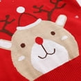 thumbnail image 4 of FUZHIQ Girl Sweaters Reindeer Print Christmas Top Crew Neck Xmas Fall Winter Outfits for 18-24 Months, 4 of 7