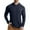 Navy, variant on Mens T-Shirts Summer Solid Color Hoodie Long Sleeve Quick Drying UPF 50+ Lightweight Outdoor Pullover Tops T Shirts Activewear,Red,M