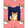 thumbnail image 3 of Cute Shiba In Box Sweatshirt Women -Image by Shutterstock, Female 3X-Large, 3 of 4