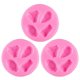thumbnail image 1 of 3pcs Diamond Shape DIY Cake Mold Pink Silicone Gems Molds for Baking, Chocolate, Fondant, Candy, Soap, Ice Cubes Heat Resistant Multifunctional, 1 of 3